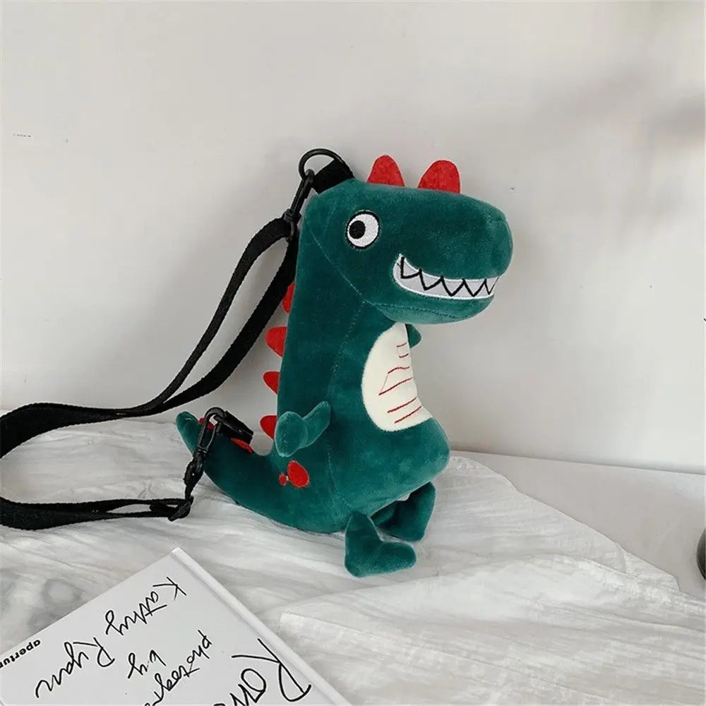 Cute Dinosaur Children Backpack Cartoon Plush Toy Bag Gift for Kids Travel Shoulder Bag For Toddler Preschool Kids