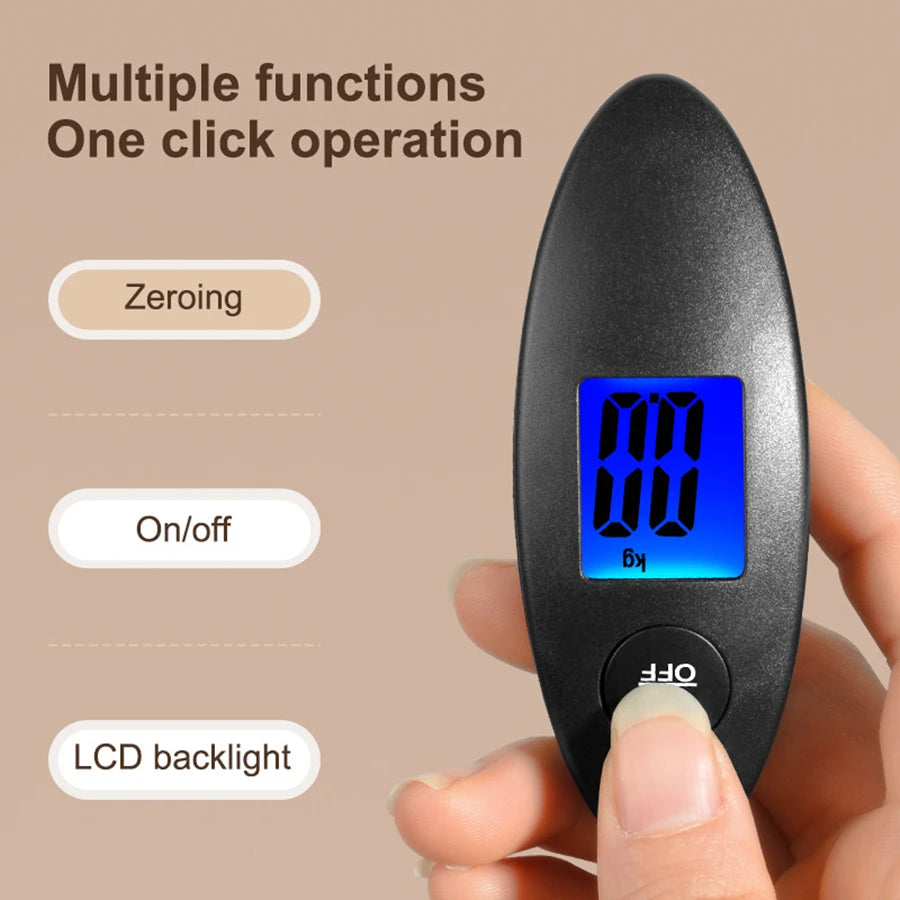 Portable Digital Luggage Scale 40kg Travel Weight
