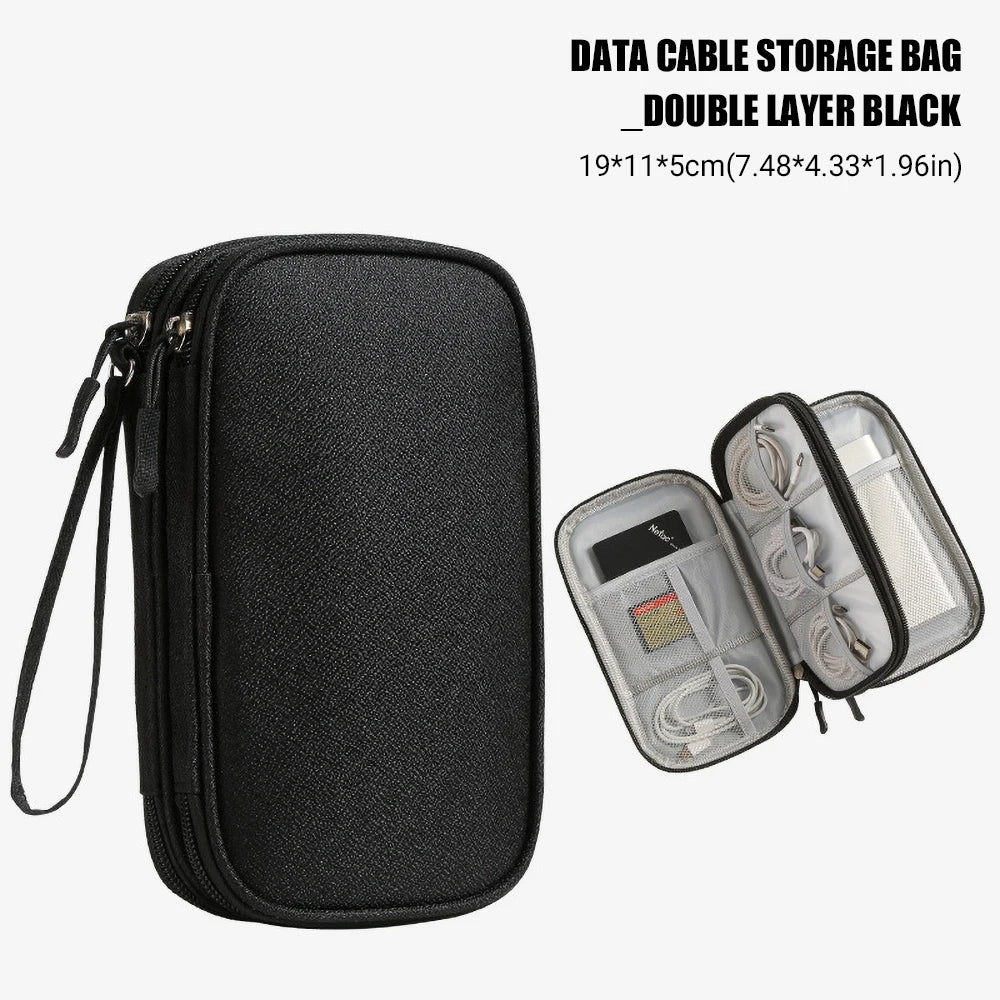 Travel Cable Organizer Waterproof Storage Bag for Cables