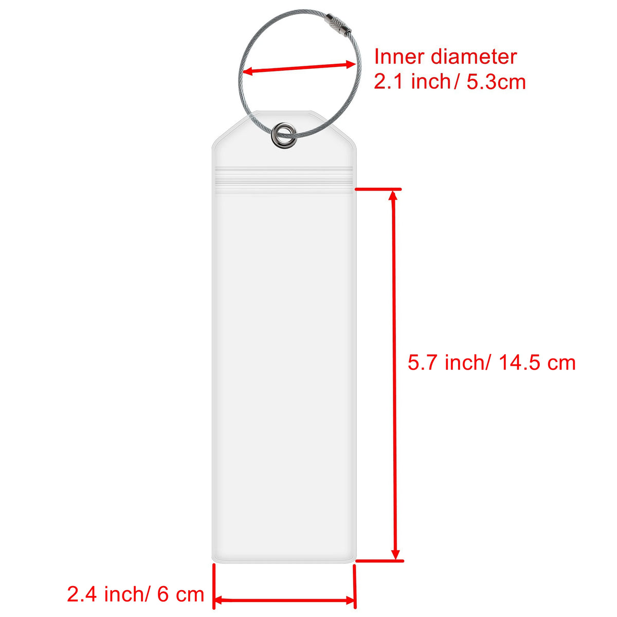 Royal Caribbean Cruise Luggage Tag Holders Zip Seal