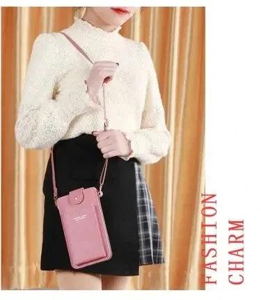 Multi-functional Cell Phone Touch Screen Clutch Bag Women&