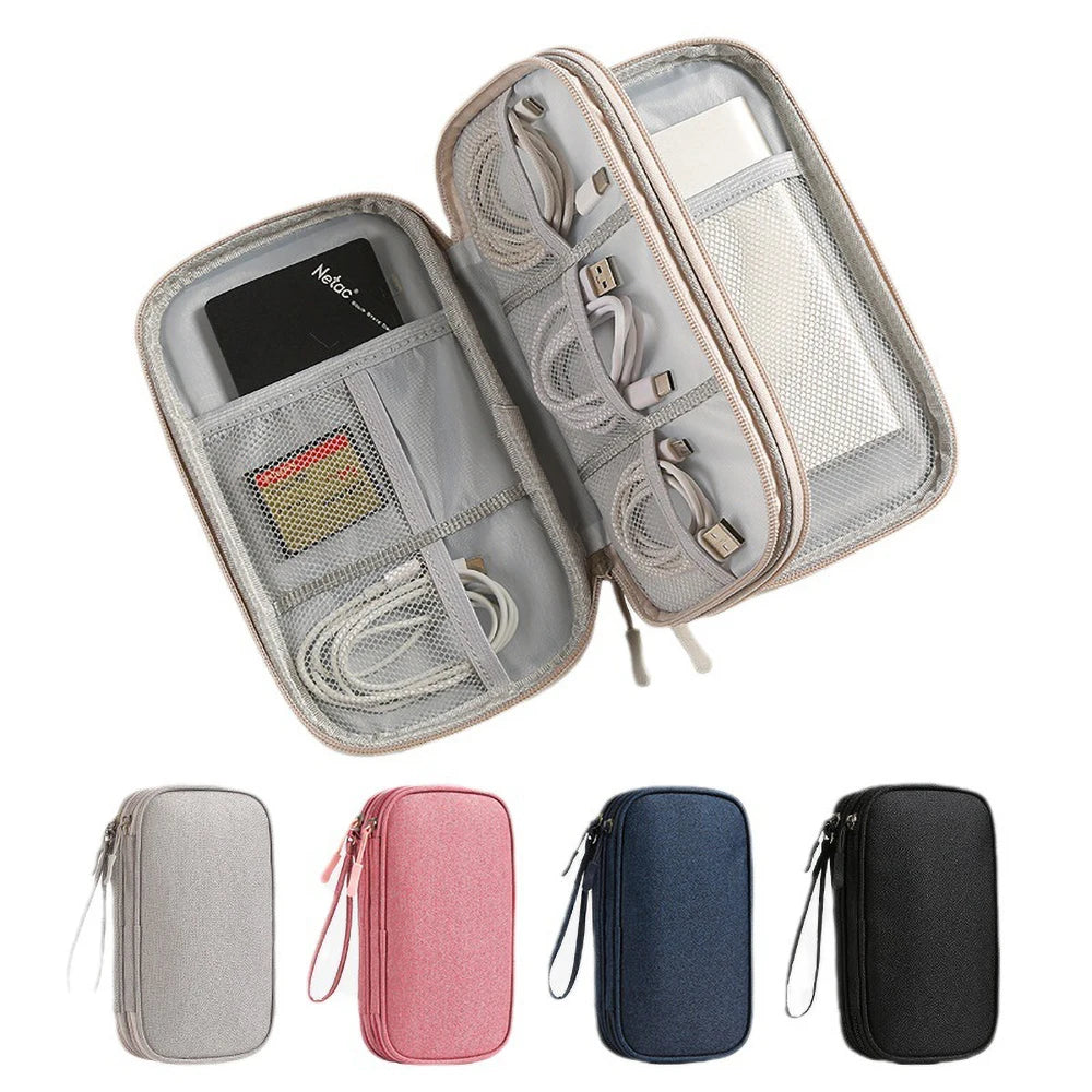 Travel Cable Organizer Waterproof Storage Bag for Cables