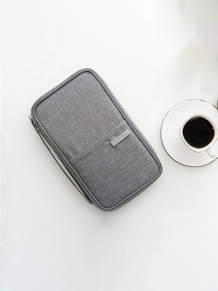 Waterproof RFID Travel Document Organizer Passport Holder