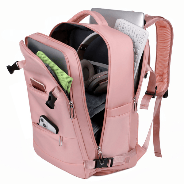 [Waterproof Travel Backpack] Waterproof Large Travel Backpack - Carry On Hiking Rucksack for Women Men - Outdoor Sports Daypack Travel Essentials