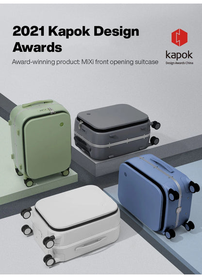 Aluminum Frame Carry On Rolling Luggage Suitcase