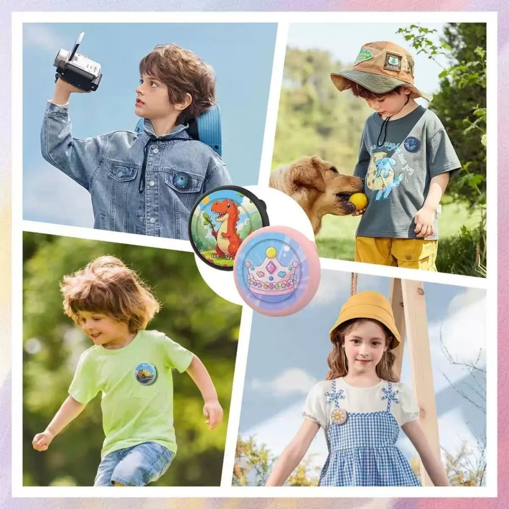 Hidden AirTag GPS Tracker Case for Kids Elderly Bag
