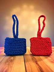 Crochet Earbuds Case | Handmade Earbud Holder | Cute Cubs Design | Small Gift | Tech Accessory | Travel Earphones Pouch