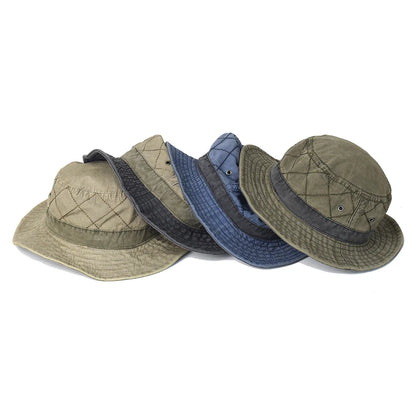 Washed Cotton Summer Bucket Hat for Men Women