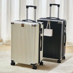 Fashion Gradient Blue 20 Inch Suitcase ABS Luggage 24 Inch Black Silver White Green Business Trip Carry-on Suitcase PC Suitcase