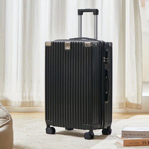 Fashion Gradient Blue 20 Inch Suitcase ABS Luggage 24 Inch Black Silver White Green Business Trip Carry-on Suitcase PC Suitcase