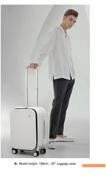 Aluminum Frame Carry On Rolling Luggage Suitcase