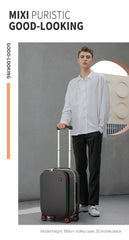 Mixi Patent Design Aluminum Frame Suitcase Carry On Rolling Luggage Beautiful Boarding Cabin 18 20 24 Inch M9260