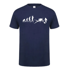 Scuba Dive T Shirt Men Cotton Summer Fashion Diver Man Tees Short Sleeve Diving T-shirts Tops
