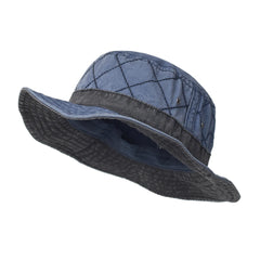 Summer Bucket Hats for Men Women Washed Cotton Panama Hat Fishing Hunting Cap Sun Protection Caps Outdoor Sun Hat