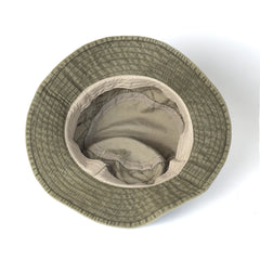 Summer Bucket Hats for Men Women Washed Cotton Panama Hat Fishing Hunting Cap Sun Protection Caps Outdoor Sun Hat