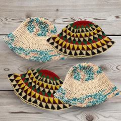Handmade 100% Cotton Bucket Hat | Summer Crochet Hat | Lightweight Breathable Beach Hat | Unique One of a Kind Gift | Boho Style