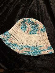 Handmade 100% Cotton Bucket Hat | Summer Crochet Hat | Lightweight Breathable Beach Hat | Unique One of a Kind Gift | Boho Style