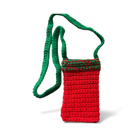 Handmade Crochet Small Purse | 6x5 Crossbody Bag | One-of-a-Kind Gift | Mother of Pearl Button