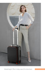 Mixi Patent Design Aluminum Frame Suitcase Carry On Rolling Luggage Beautiful Boarding Cabin 18 20 24 Inch M9260