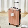Fashion Gradient Blue 20 Inch Suitcase ABS Luggage 24 Inch Black Silver White Green Business Trip Carry-on Suitcase PC Suitcase