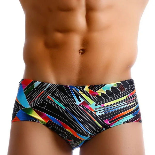 Men Swimwear Swim Boxers Board Shorts Surfing Bikini Swimsuits Brazilian Cut Bathing Suit Water Sports Trunks Beach Underwear