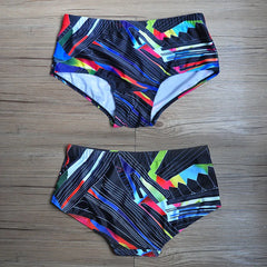 Men Swimwear Swim Boxers Board Shorts Surfing Bikini Swimsuits Brazilian Cut Bathing Suit Water Sports Trunks Beach Underwear
