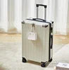 Fashion Gradient Blue 20 Inch Suitcase ABS Luggage 24 Inch Black Silver White Green Business Trip Carry-on Suitcase PC Suitcase