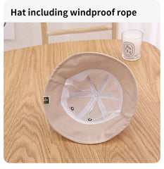 Cute Bear Baby Bucket Hat With Ears Boy Girl Cotton Kids Sun Hat Outdoor Summer Child Panama Cap