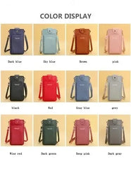 Multi-functional Cell Phone Touch Screen Clutch Bag Women's Wallet Large Capacity Travel Card Holder Passport Holder