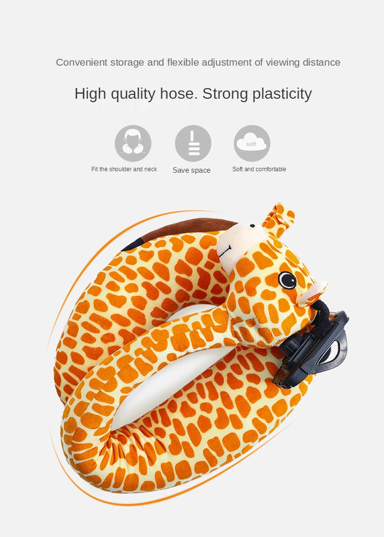 Travel Pillow with Phone Holder U Shaped Neck Support