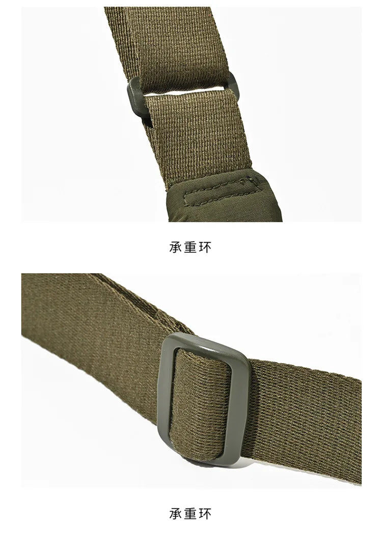 Women Multi Pocket Nylon Messenger Shoulder Bag
