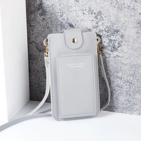 Multi-functional Cell Phone Touch Screen Clutch Bag Women's Wallet Large Capacity Travel Card Holder Passport Holder