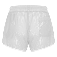Mens Swimsuit Drawstring Seams Swim Shorts with Pockets Waterpoof Swimming Trunks Shorts Elastic Waistband Swimming Bathing Suit