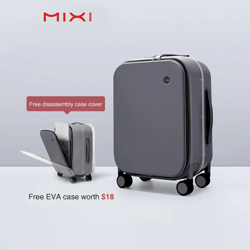 Aluminum Frame Carry On Rolling Luggage Suitcase