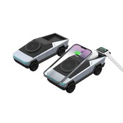New Cybertruck Multifunctional 3-in-1 Wireless Charger Desktop Qi2 Charger for IPhone (15W),Iwatch (5W), Airpods (2.5W) Charging