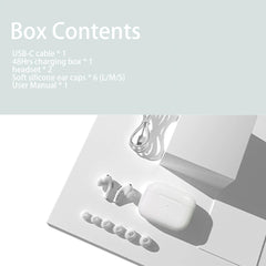 PRO 3 wireless Bluetooth earphones with heart rate monitoring, ANC noise cancelling microphone earbuds, stereo audio compatible