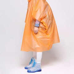 1pcs Disposable Raincoat Children Raincoat Outdoor Travel Raincoat  Portable Rainwear Camping Hiking Travel Accessories