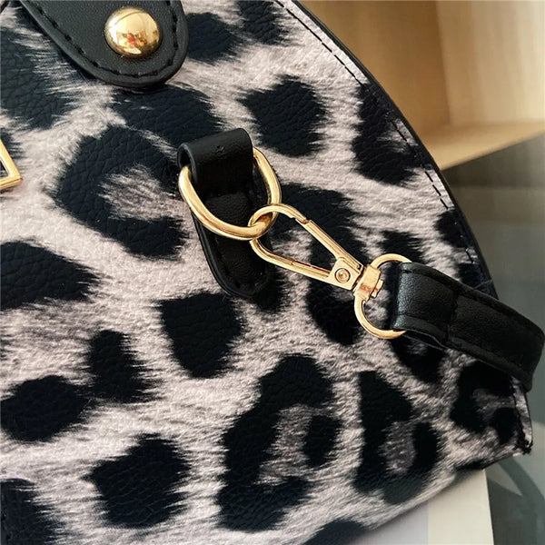 Fashion Women‘S Messenger Bag Creative Coin Purse Pu Leather Bag Trend Print Dumpling Shape Wallet Gift Shoulder Bags