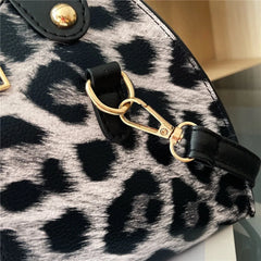Fashion Women‘S Messenger Bag Creative Coin Purse Pu Leather Bag Trend Print Dumpling Shape Wallet Gift Shoulder Bags