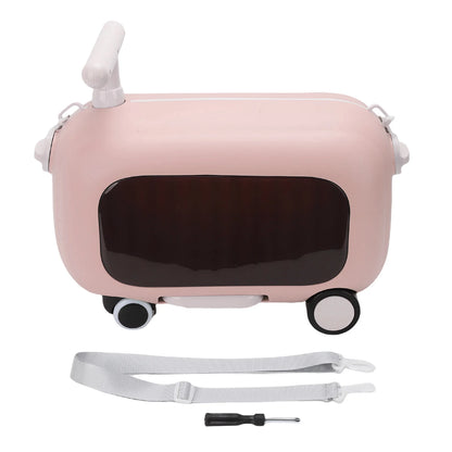 Kids Ride On Luggage Foldable Travel Suitcase for Kids