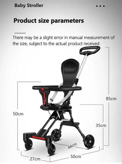 Foldable Baby Stroller Lightweight Infant Travel Cart