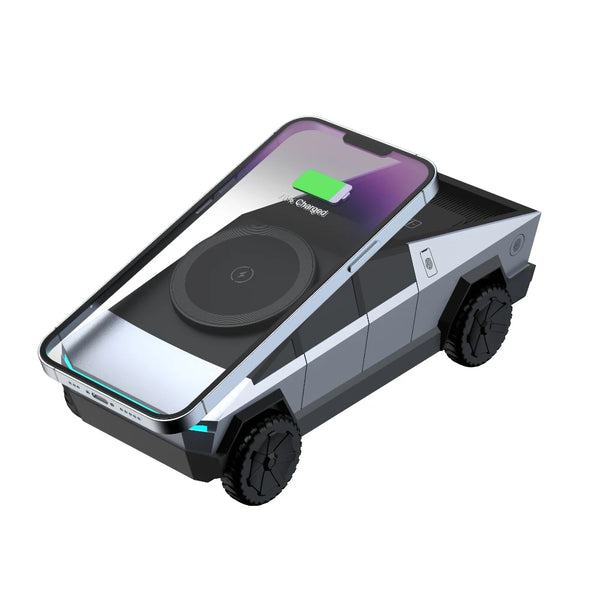 New Cybertruck Multifunctional 3-in-1 Wireless Charger Desktop Qi2 Charger for IPhone (15W),Iwatch (5W), Airpods (2.5W) Charging