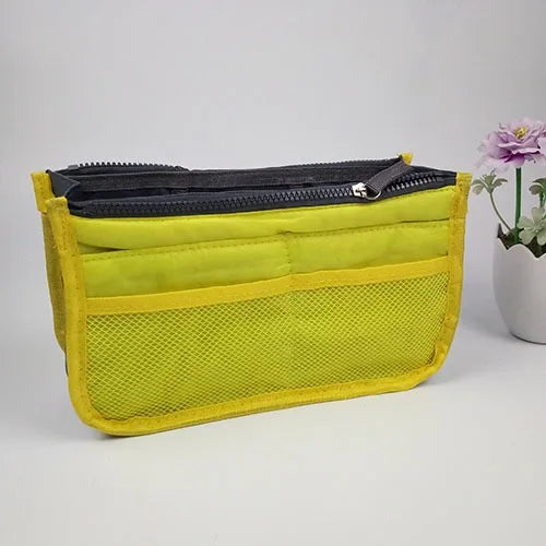 Multi Functional Large Capacity Makeup Bag Portable Double Zipper Toiletries Travel Storage Bag Mommy Bag Multi Pocket Cosmetic