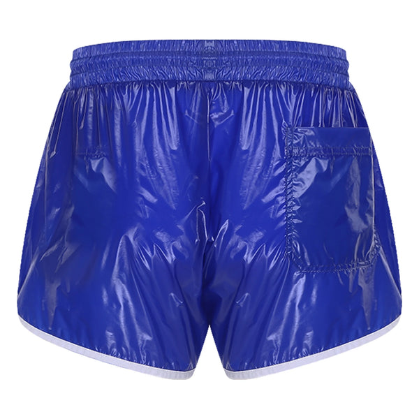 Mens Swimsuit Drawstring Seams Swim Shorts with Pockets Waterpoof Swimming Trunks Shorts Elastic Waistband Swimming Bathing Suit