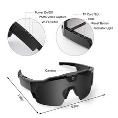2026 AI Intelligent Glasses For Outdoor Cycling Windproof And Eye Protection Skiing Glasses High-definition Camera Photography