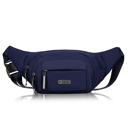Men Canvas Waist Pack Anti Theft Running Waist Bag