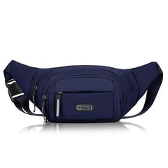 Men Canvas Fit Waistpack Mobile Fanny Waist Packs Men's Sports Outdoor Leisure Running Anti Theft Ultra Thin Invisible Waist Bag