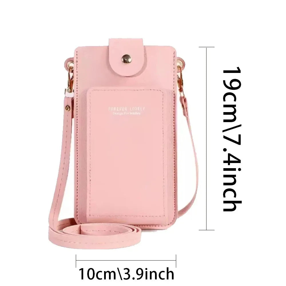 Multi-functional Cell Phone Touch Screen Clutch Bag Women&