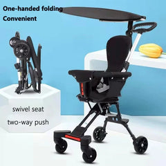 Children Walking Baby Stroller Infant Travel Carriage Cart Four Wheels Stroller Kid Foldable Trolley Baby Lightweight Stroller