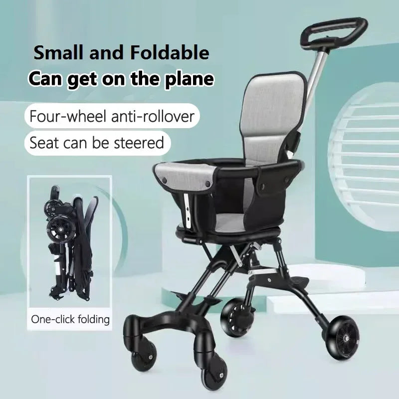 Foldable Baby Stroller Lightweight Infant Travel Cart